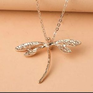 Gold Dragonfly Necklace- NWT